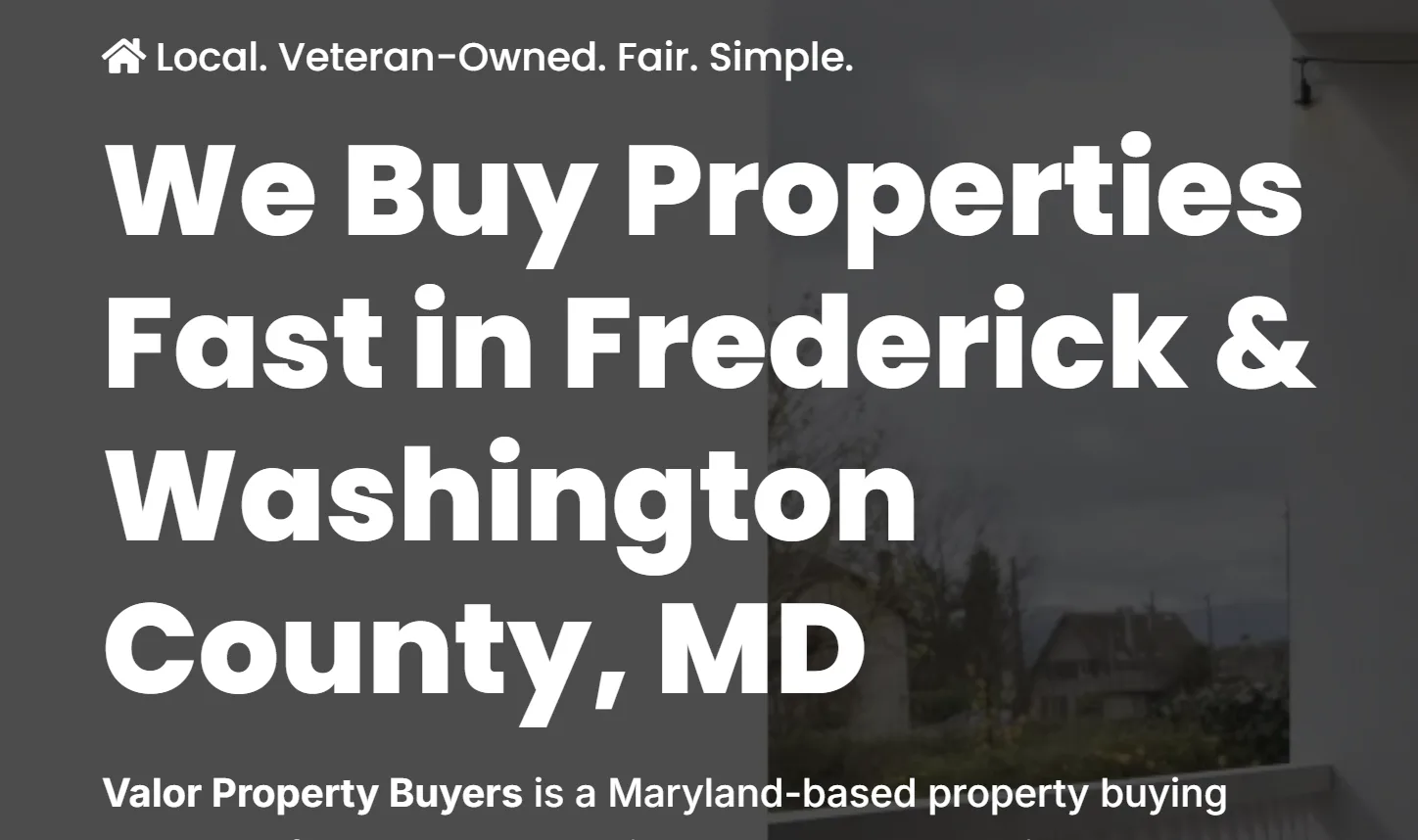 Valor House Buyers — typeface specimen