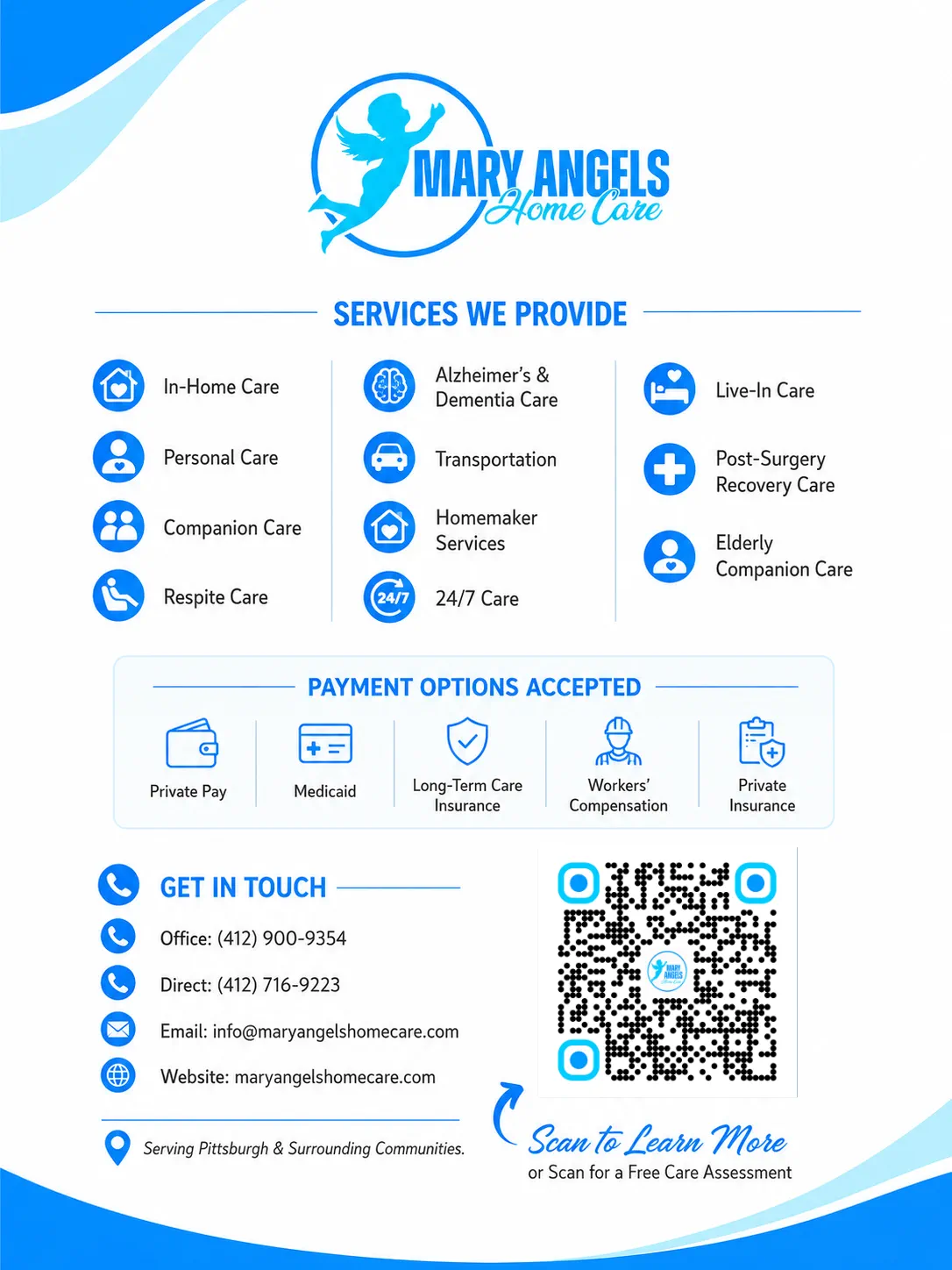 Mary Angels Home Care, Brand Identity & Marketing Assets 6