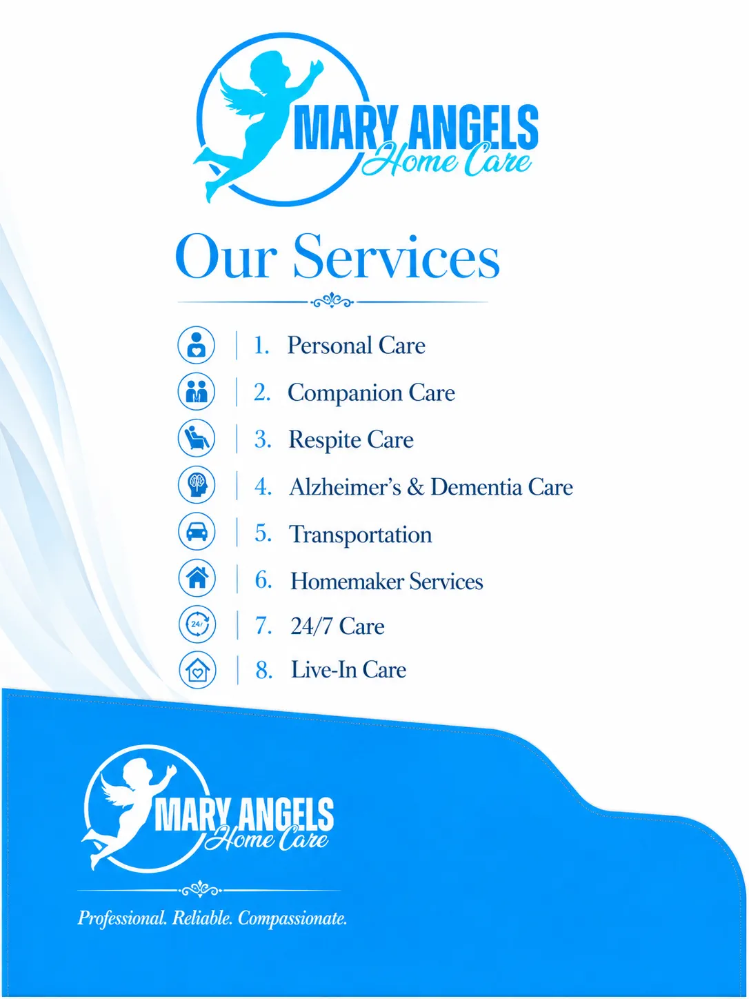 Mary Angels Home Care, Brand Identity & Marketing Assets 7