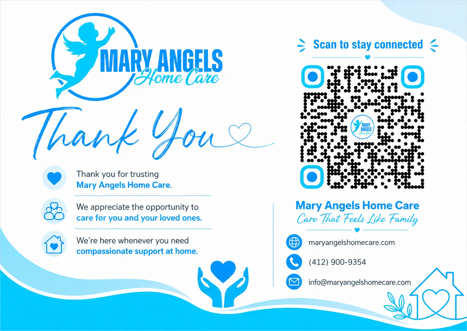 Mary Angels Home Care, Brand Identity & Marketing Assets 11