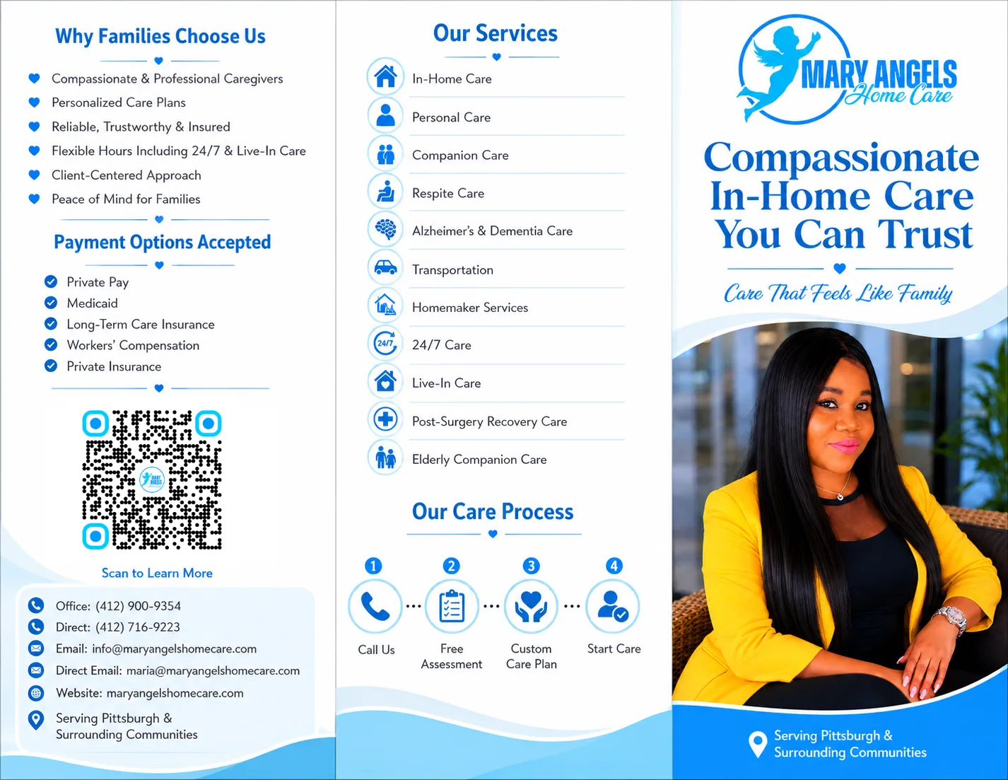 Mary Angels Home Care, Brand Identity & Marketing Assets 10