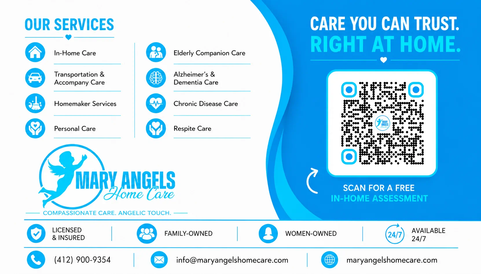 Mary Angels Home Care, Brand Identity & Marketing Assets 3
