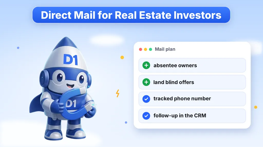 Direct Mail for Real Estate Investors: Letters, Postcards and Land Offers
